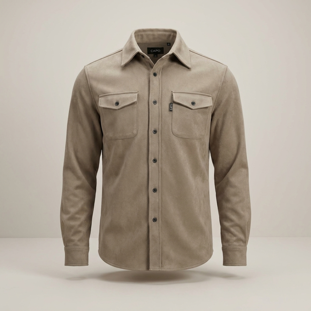 Adrian | Klassische Herren Hemdjacke mit Brusttaschen