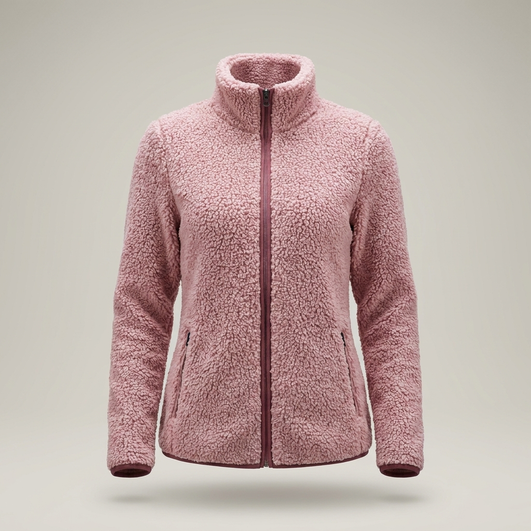 Anja | Damen Fleecejacke mit Stehkragen