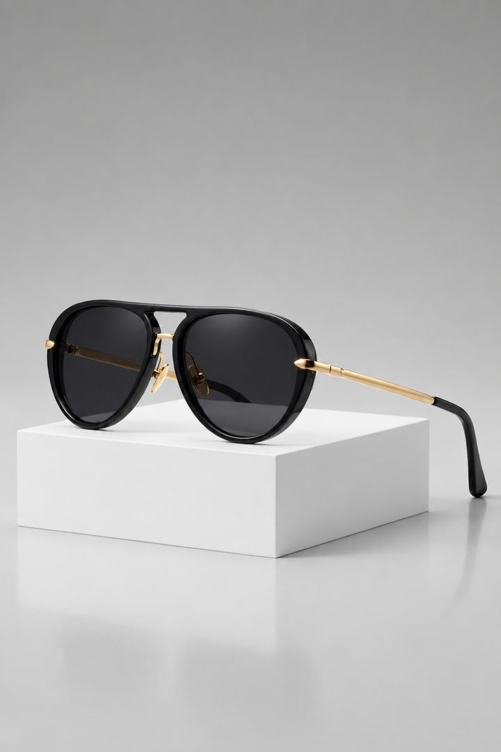Herren Sonnenbrille | Retro | Metallbügel | Sommer