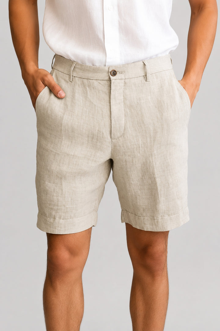 Herren Shorts | Straight | Mit Knopf | Sommer