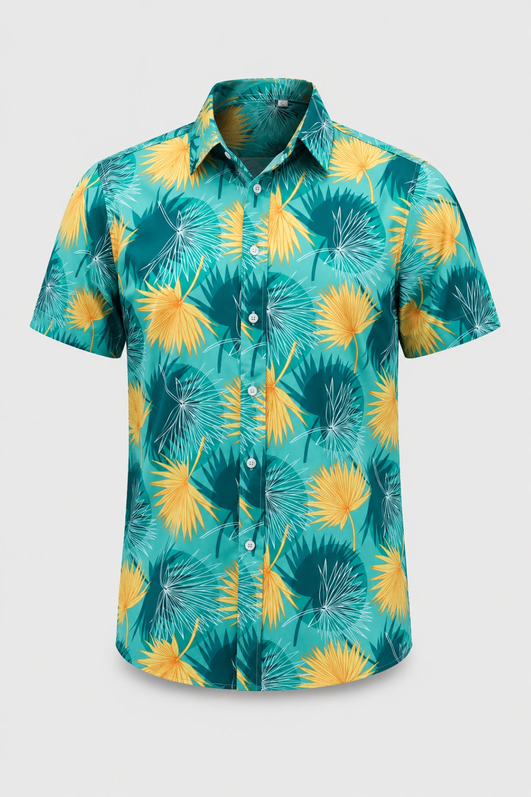 Herren Shirt | Hawaiianisches Muster | Resort-Stil | Sommer