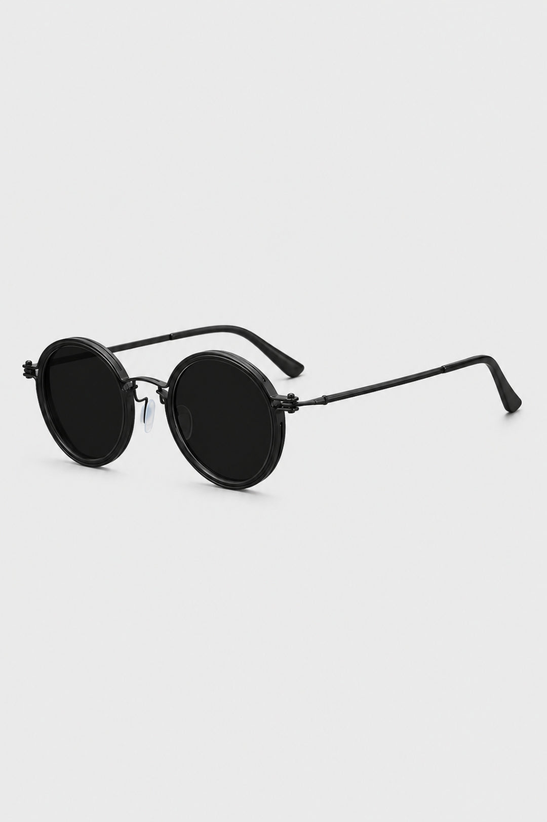 Herren-Sonnenbrille mit runder Passform | Polarisierte Gläser, UV400 und Metallrahmen