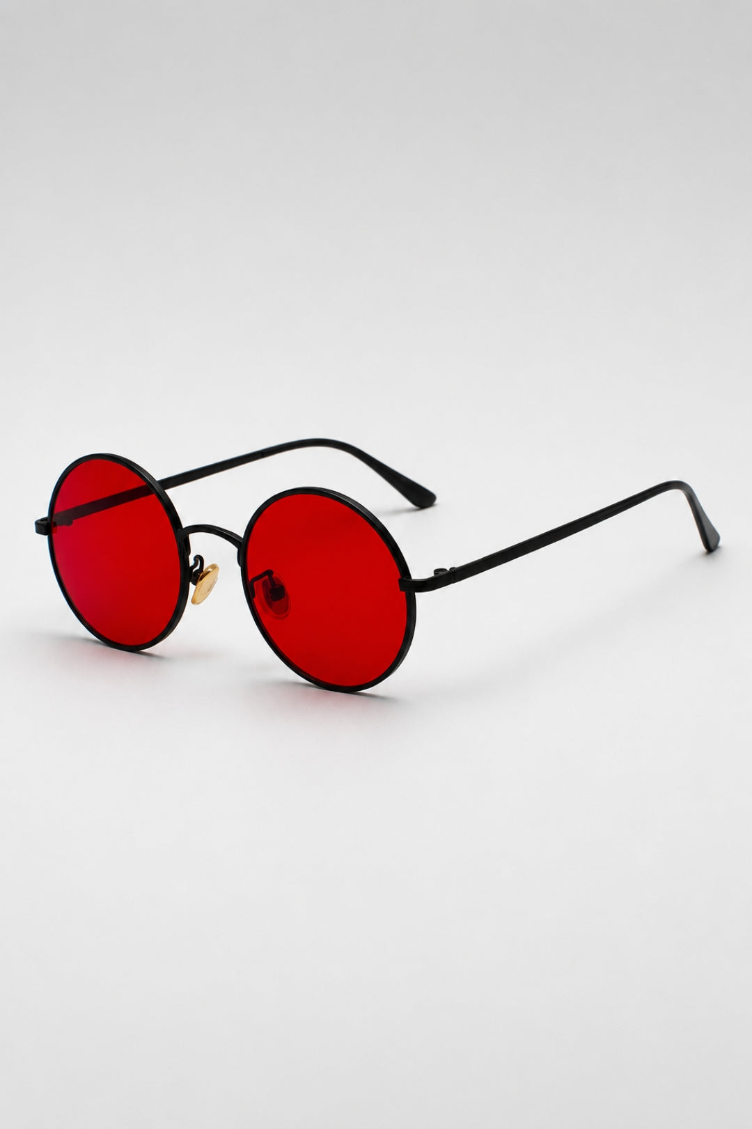 Herren-Sonnenbrille mit runder Passform | Metallrahmen und klassisches Vintage-Retro-Design