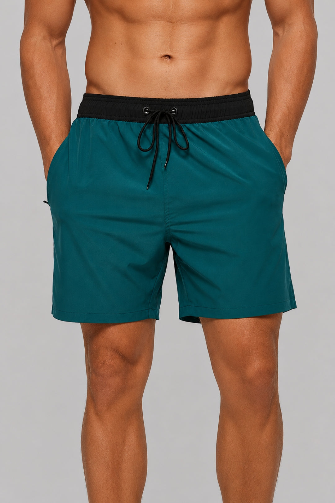 Herren-Badehose | Schnelltrocknend &amp; Comfort Fit | Oberhalb des Knies | Sommer &amp; Training