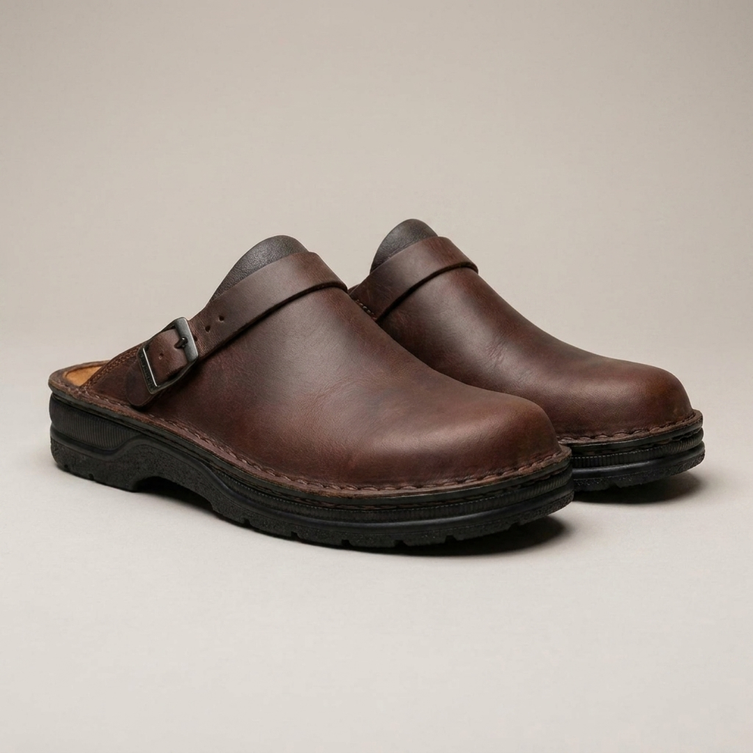 Greta | Damen Alltag Komfort Schnallen Clogs