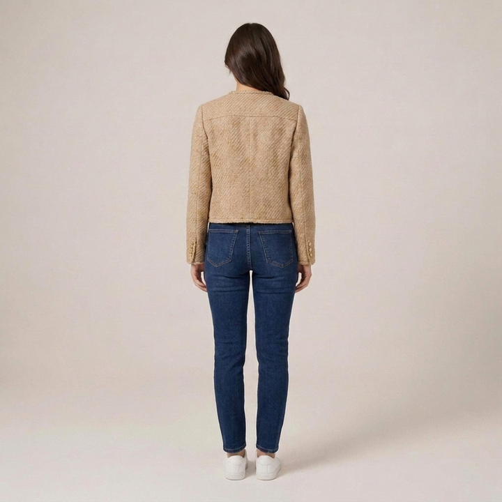 Svanhilde | Damen mit vier Pattentaschen und Knopfleiste Kurzjacke