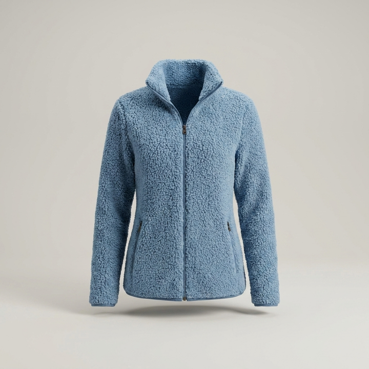 Anja | Damen Fleecejacke mit Stehkragen