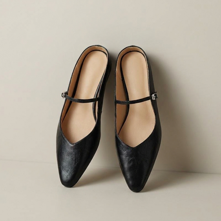 Magdalena | Damen Mules mit spitzer Spitze