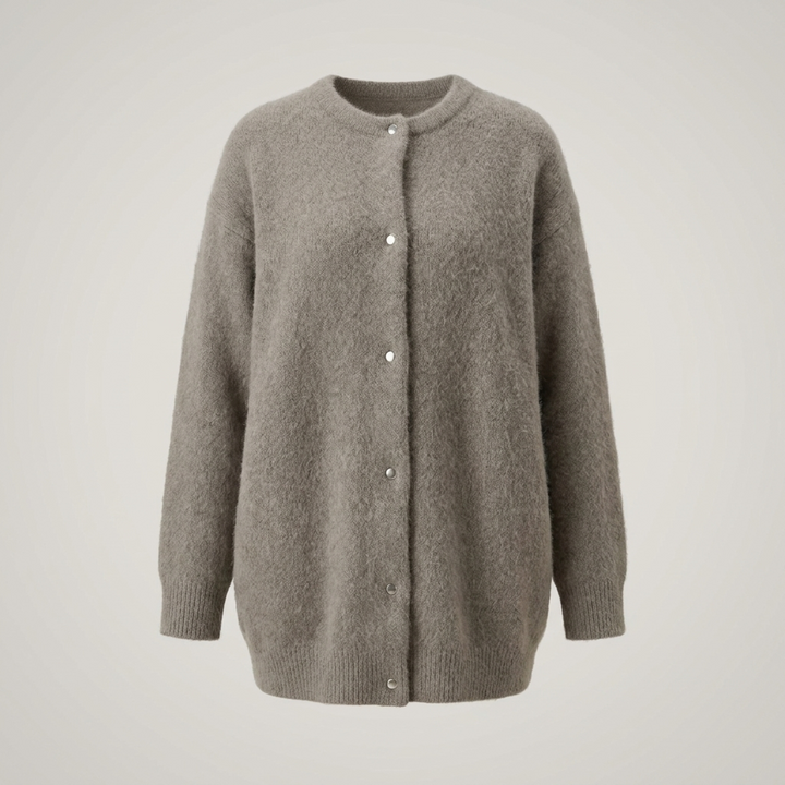 Daphne | Damen Strickjacke mit Knopfleiste