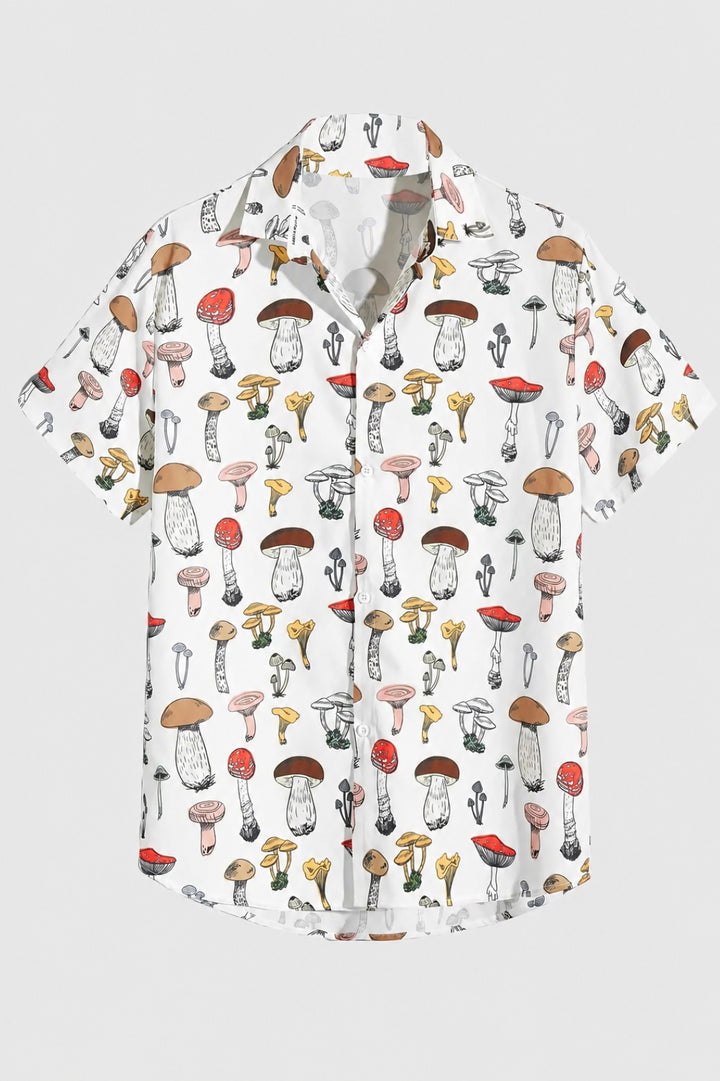 Herren Shirt | Kurzarm | Blumenmuster | Sommer