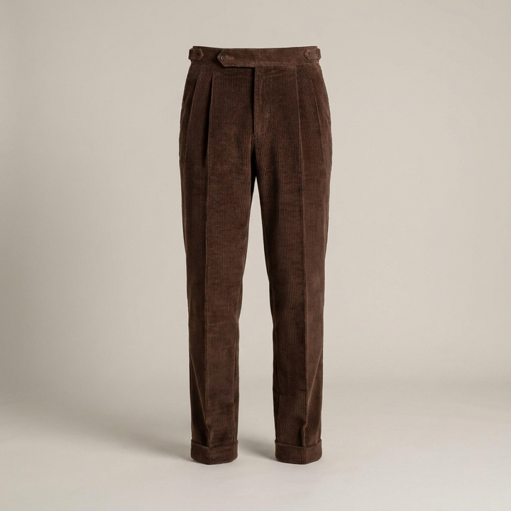 Nicolai | Herren Klassische Bundfaltenhose