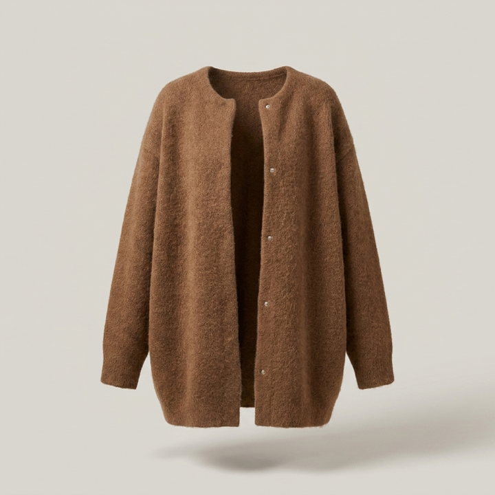 Daphne | Damen Strickjacke mit Knopfleiste