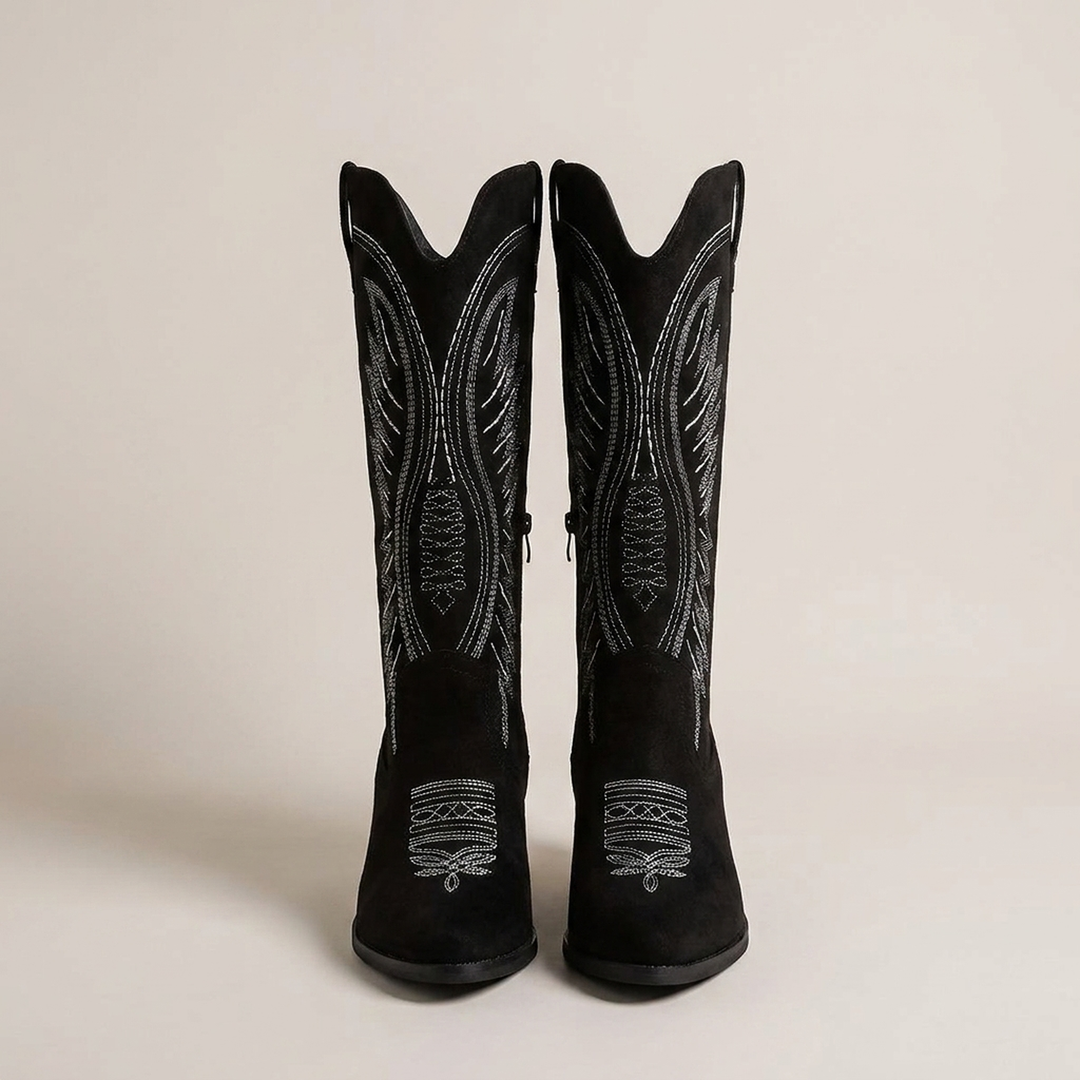 Anneliese | Damen Bestickte Westernstiefel