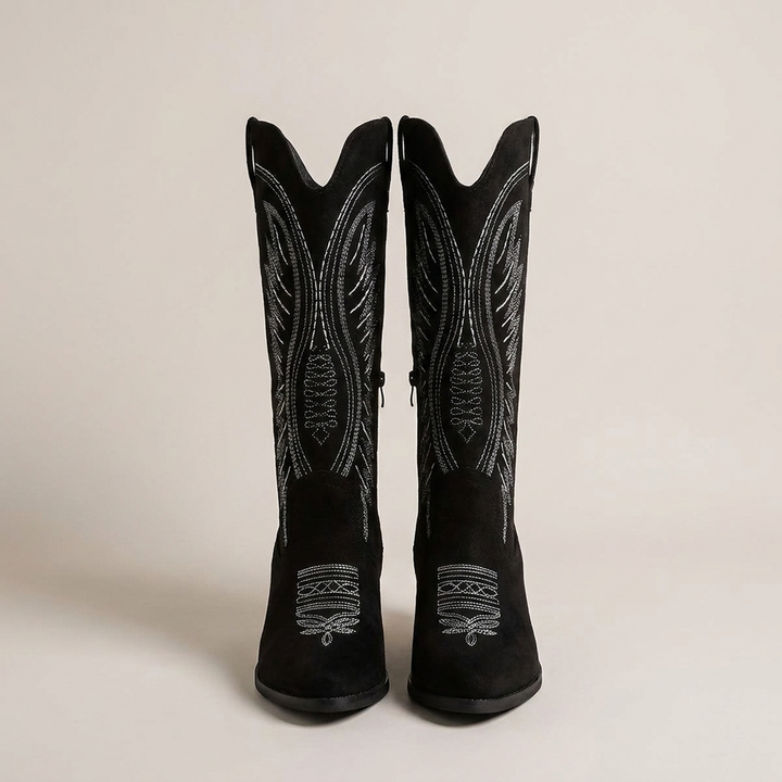 Anneliese | Damen Bestickte Westernstiefel