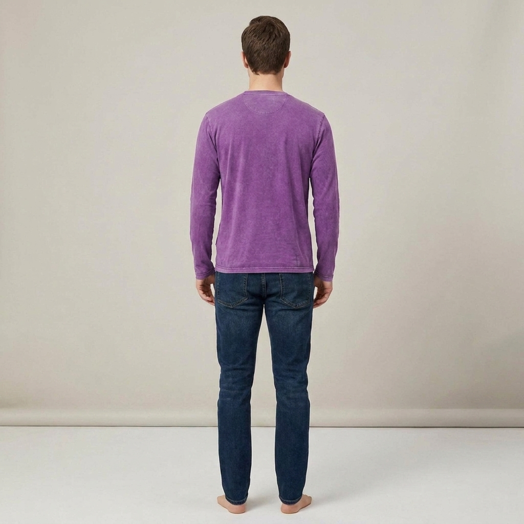 Eric | Herren Kurzarmhemd mit Brusttasche Henleyshirt