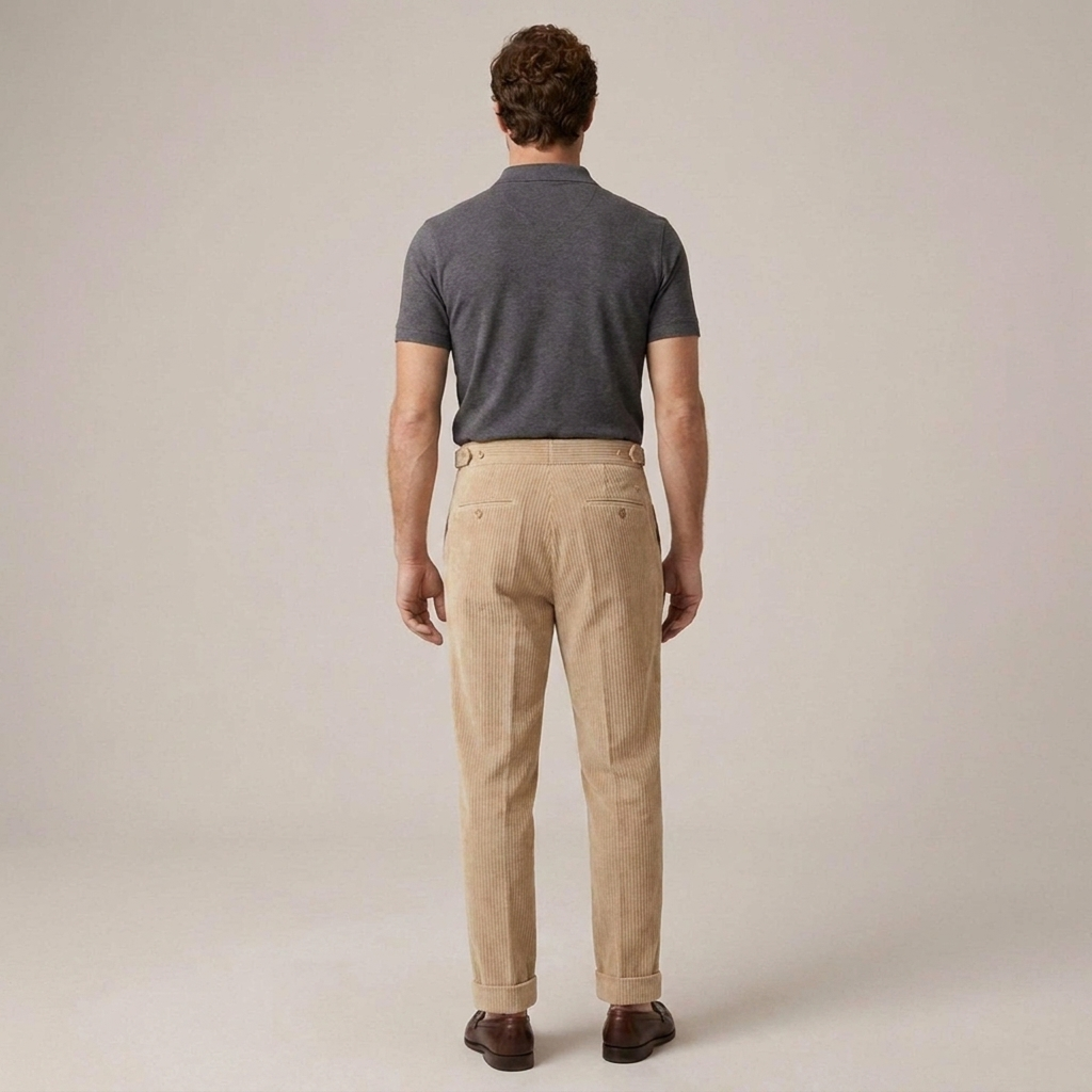 Nicolai | Herren Klassische Bundfaltenhose