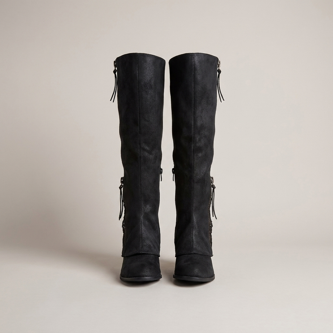Sarah | Elegante Damenstiefel mit Blockabsatz