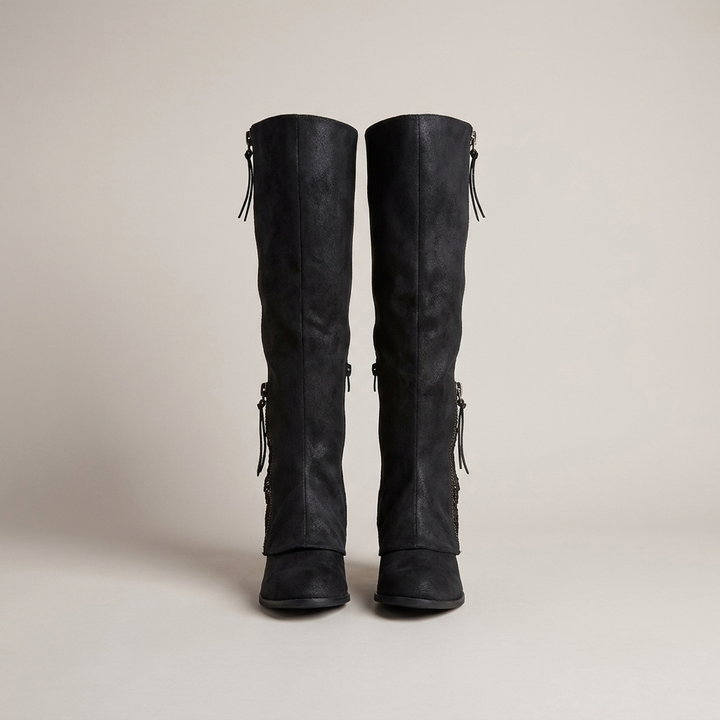 Sarah | Elegante Damenstiefel mit Blockabsatz