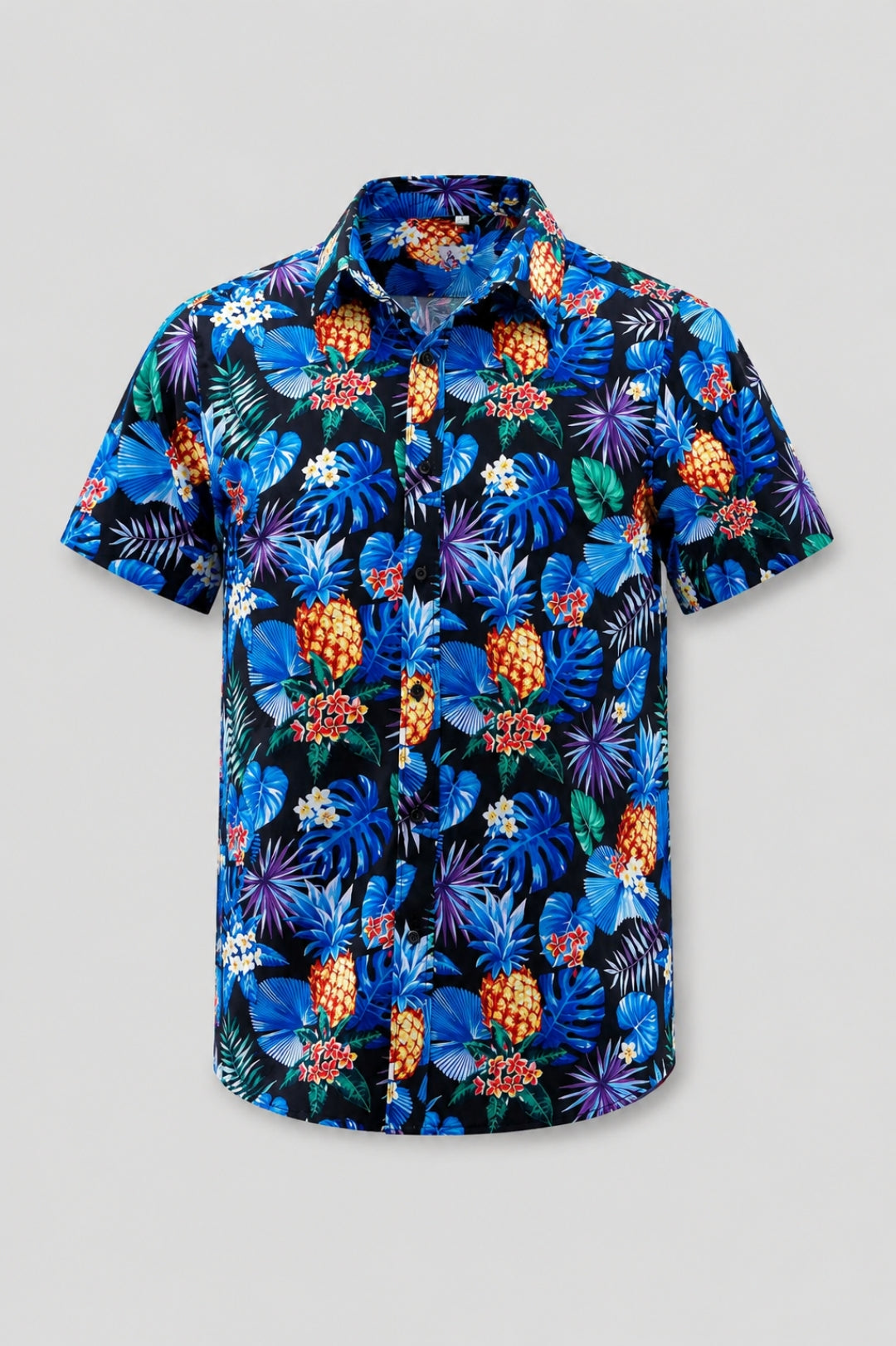 Herren Shirt | Hawaiianisches Muster | Resort-Stil | Sommer