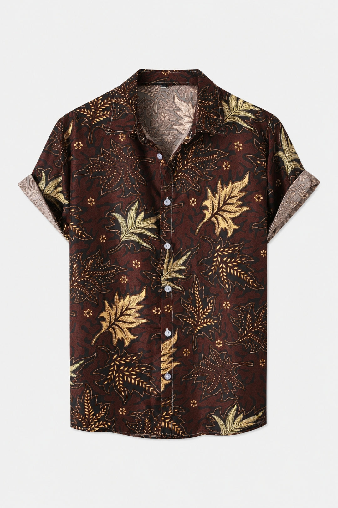 Herren Shirt | Tropenmuster | Kurzarm | Sommer
