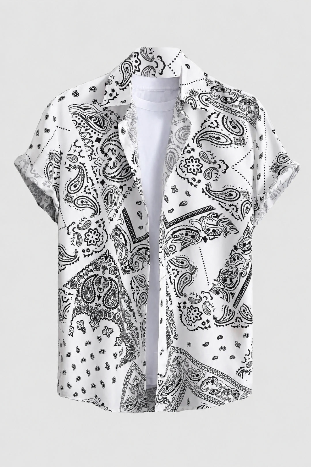 Herren Shirt | Kurzarm | Blumenmuster | Sommer
