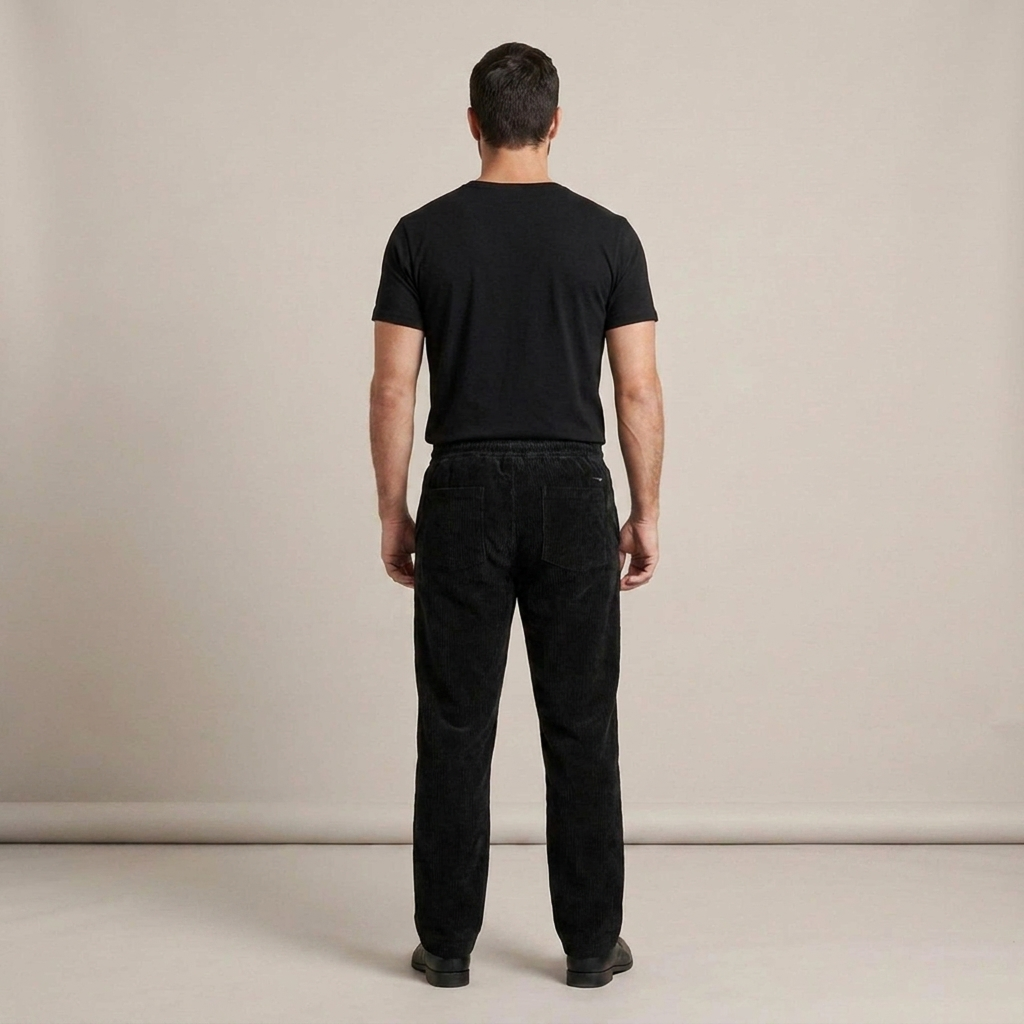 Yorick | Herren Gerade Geschnittene Freizeithose mit Kordelzug