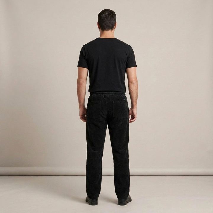 Yorick | Herren Gerade Geschnittene Freizeithose mit Kordelzug