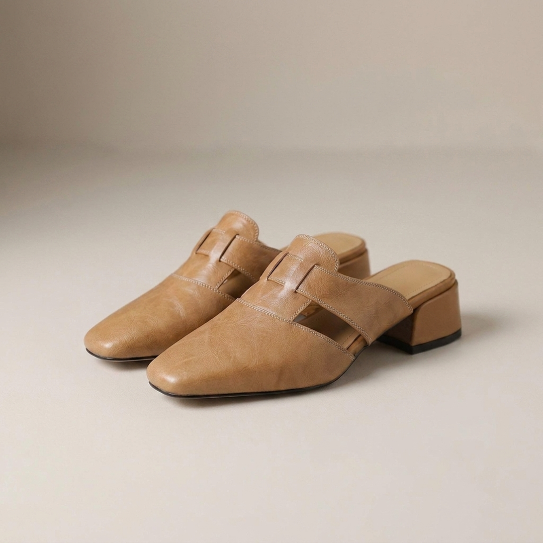 Natalie | Damen Schuhe mit Riemendetail Pantoletten