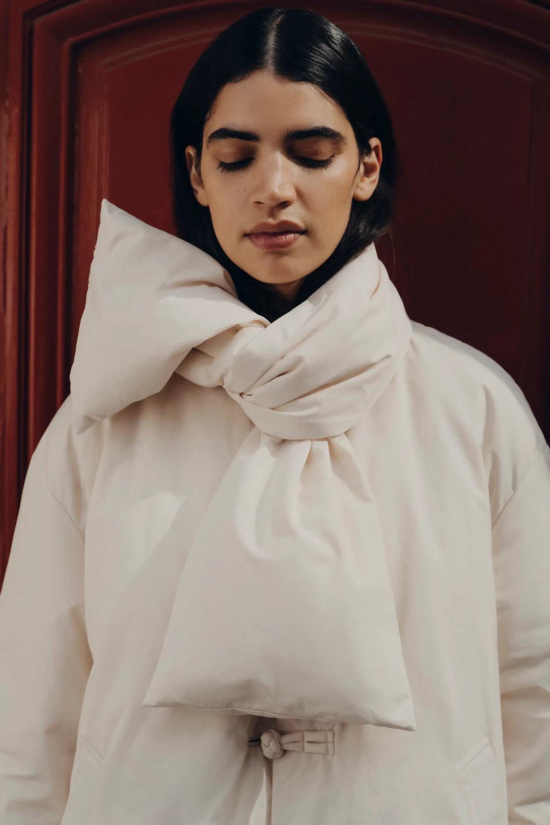 Edelinde | Damen mit Schalkragen und Knöpfen Steppjacke