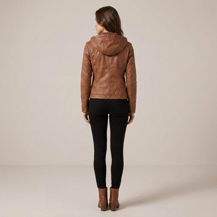 Lydia | Taillierte Damenjacke mit Kapuze