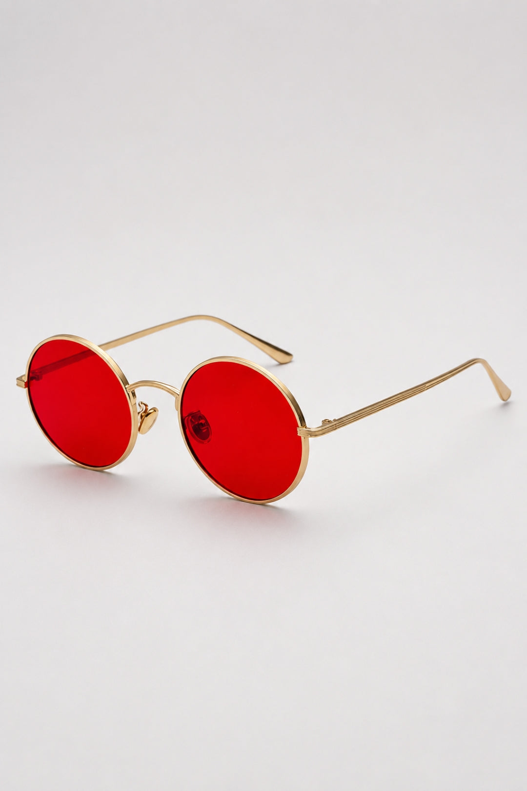 Herren-Sonnenbrille mit runder Passform | Metallrahmen und klassisches Vintage-Retro-Design
