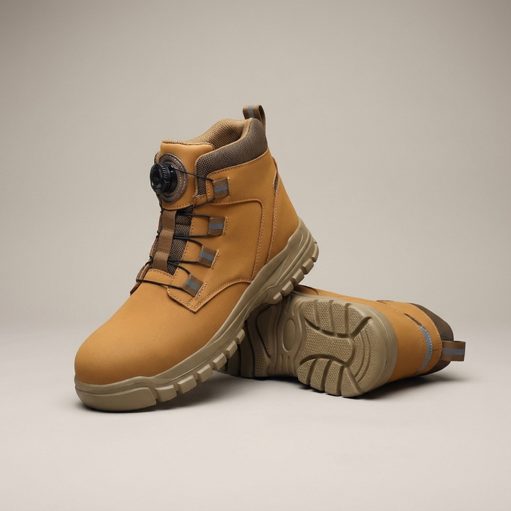 Valentin | Robuste Herren Arbeitsstiefel mit Drehverschluss