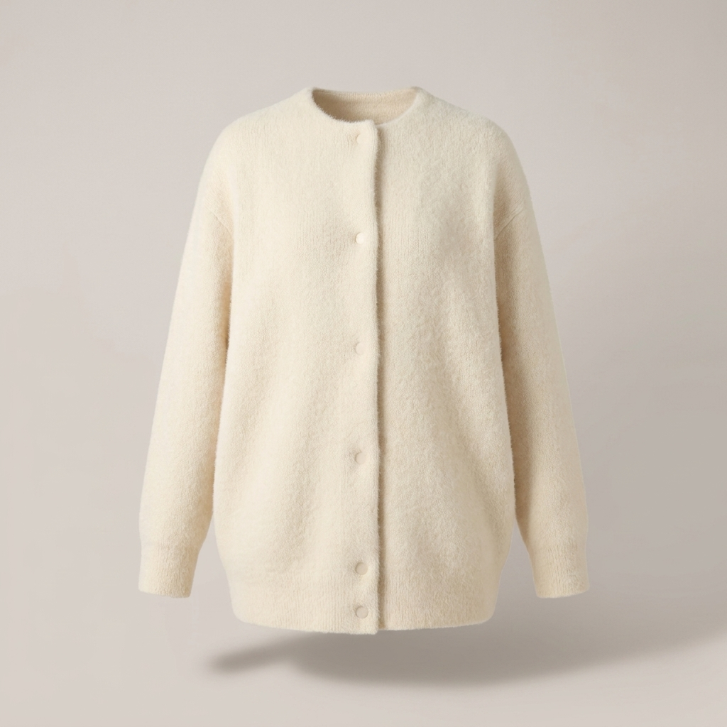 Daphne | Damen Strickjacke mit Knopfleiste
