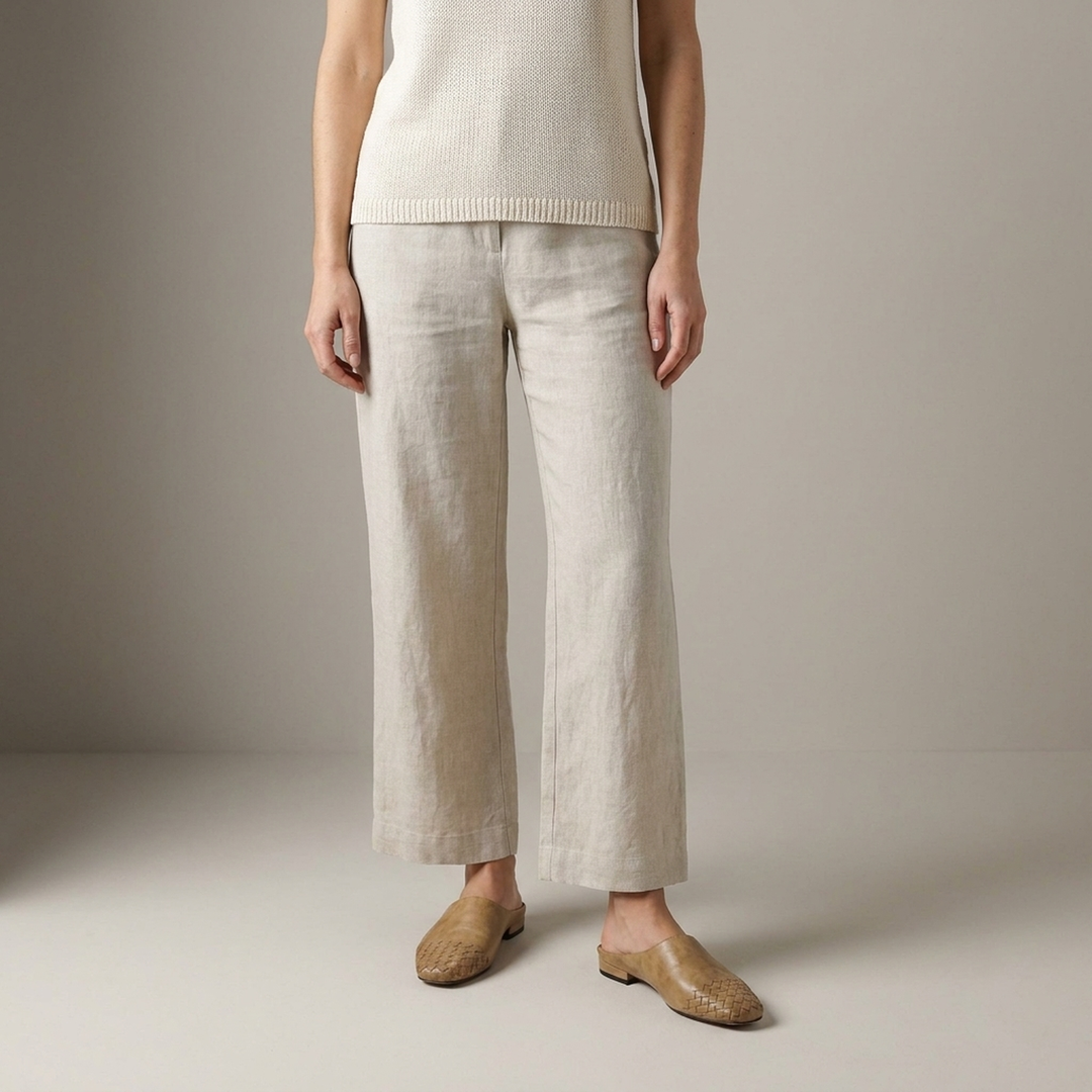 Petra | Damen Schlupfschuhe mit Flechtdetail Pantoletten