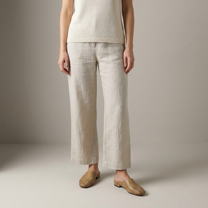Petra | Damen Schlupfschuhe mit Flechtdetail Pantoletten