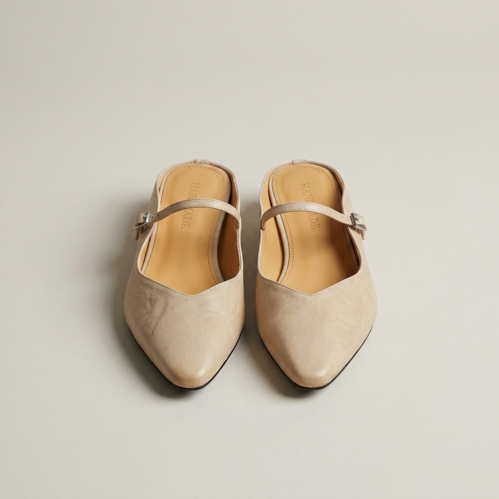 Magdalena | Damen Mules mit spitzer Spitze
