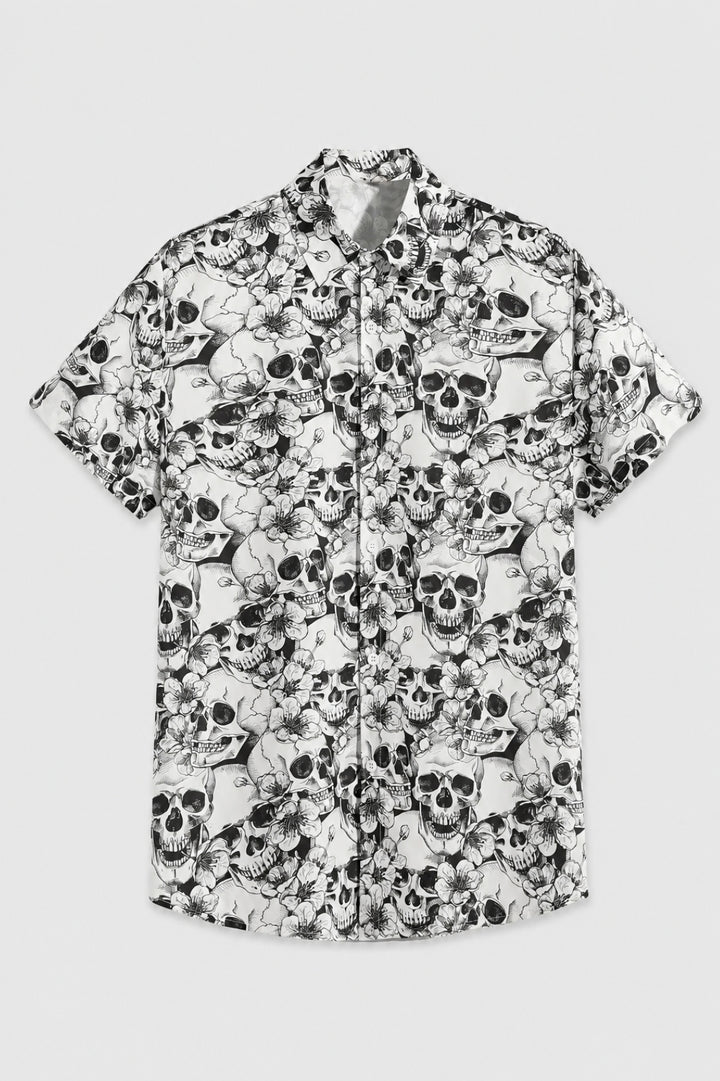 Herren Shirt | Kurzarm | Blumenmuster | Sommer