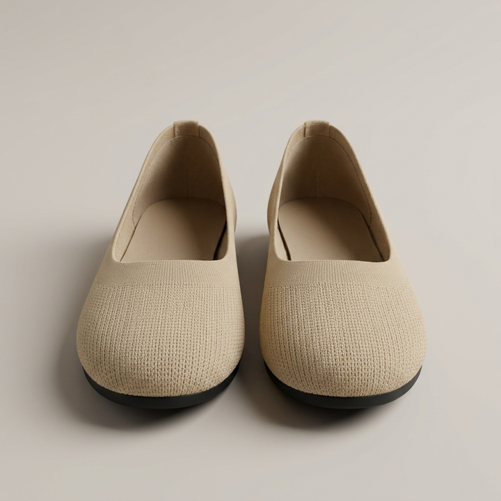 Maja | Damen Klassische Ballerinas mit Rundspitze