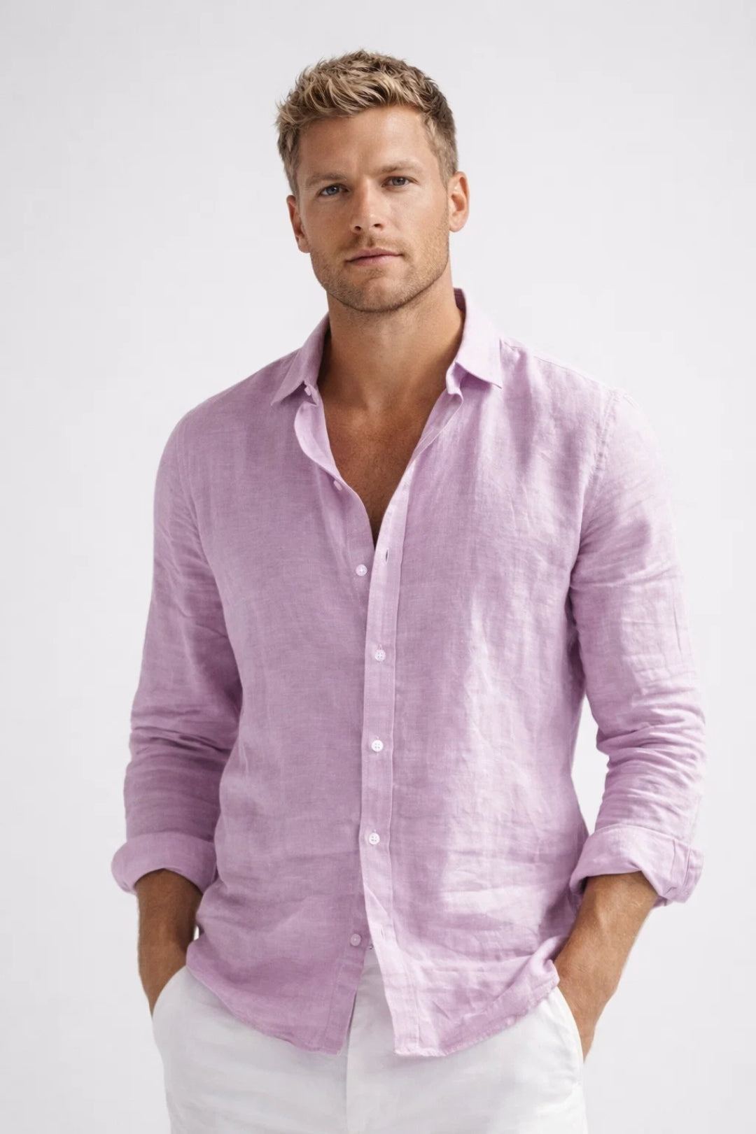 Herrenhemd |  Elegantes Design | Sommerlicher