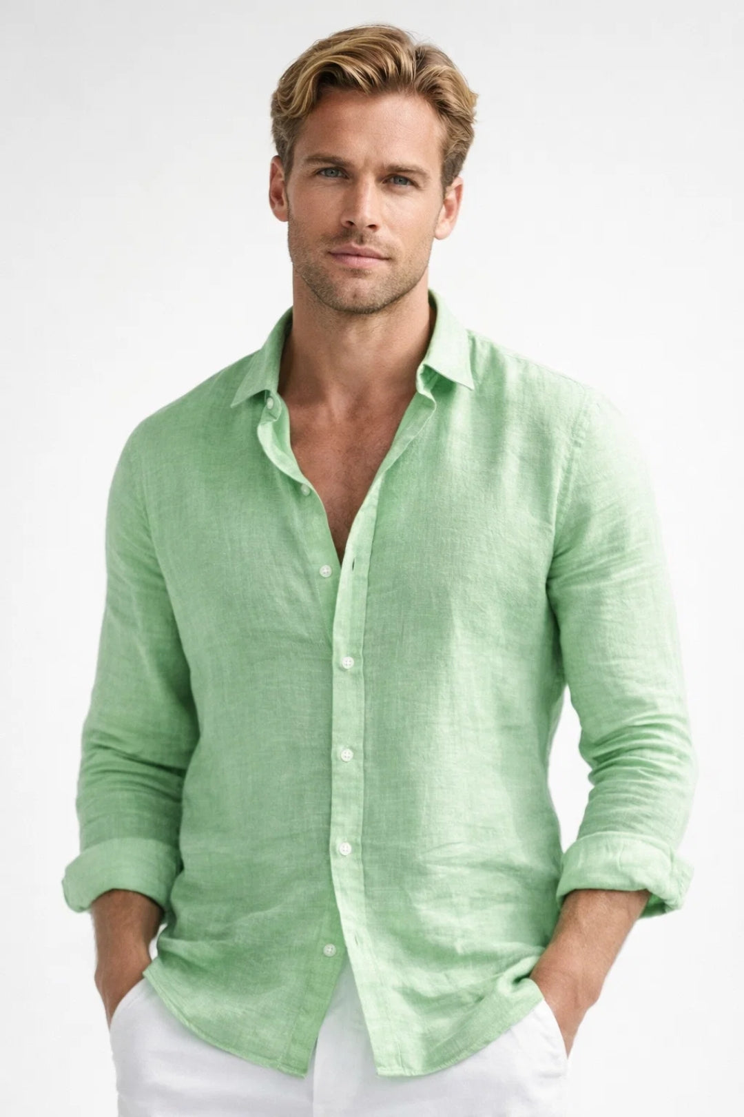 Herrenhemd |  Elegantes Design | Sommerlicher