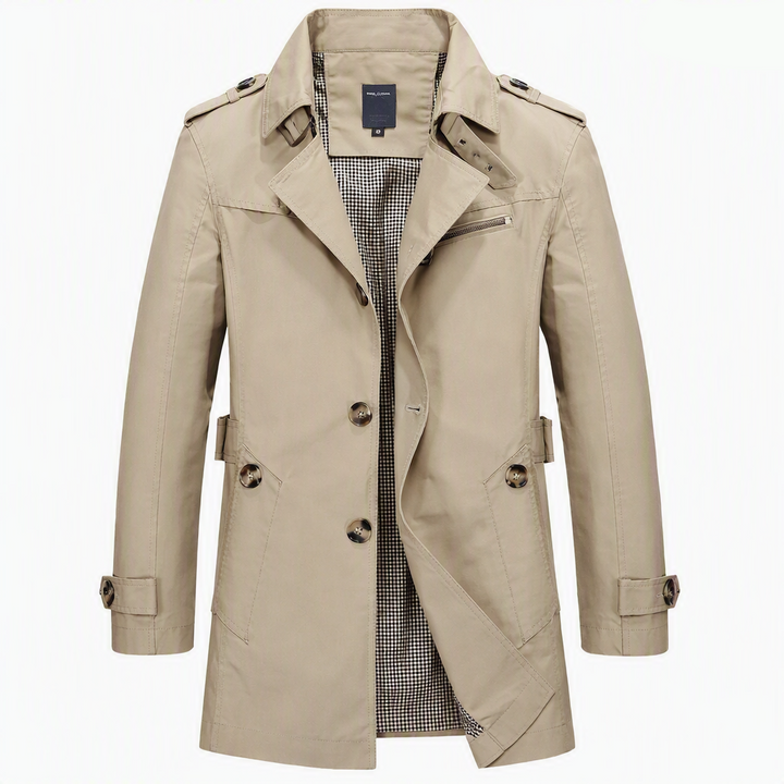 Janosch | Herren Klassischer Übergang Trenchcoat