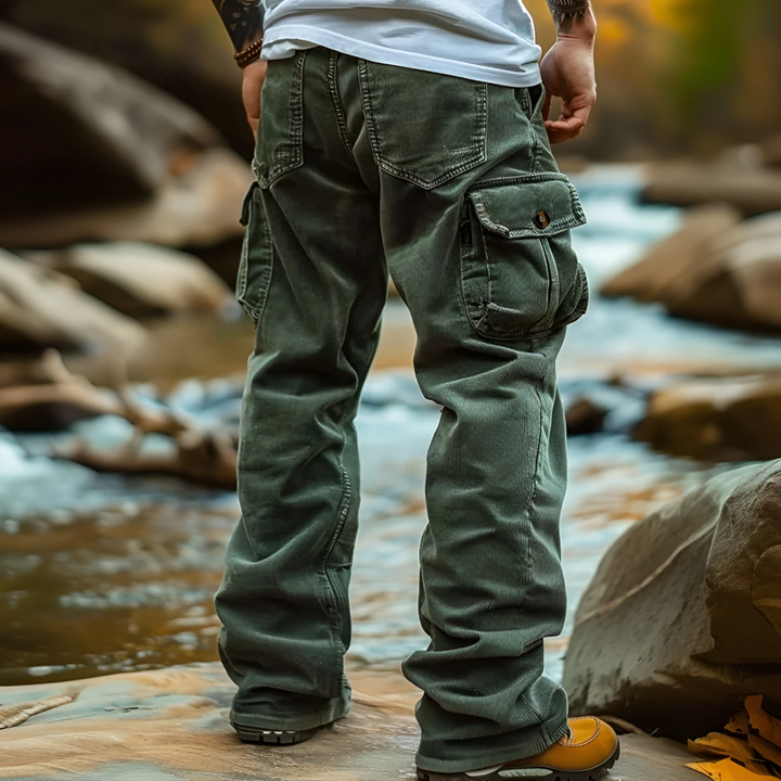 Silas | Herren Gerade Geschnittene Cordhose
