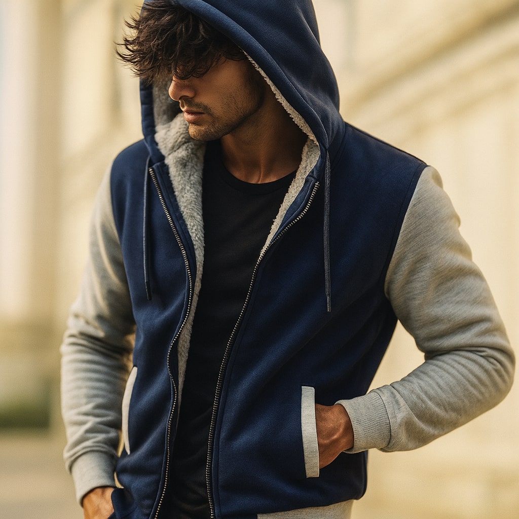 Otto | Herren Kapuzenjacke mit Fleecefutter