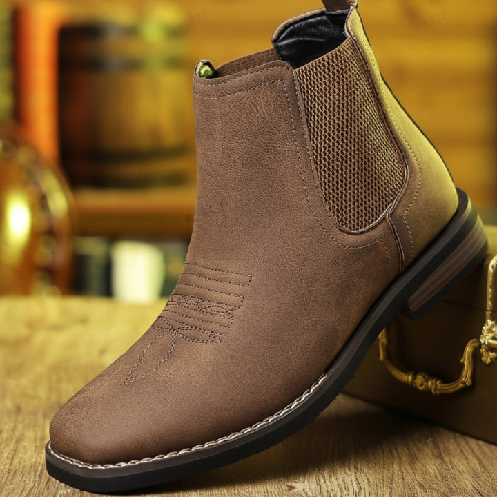 Sebastian | Herren Eckige Spitze Western Stiefeletten