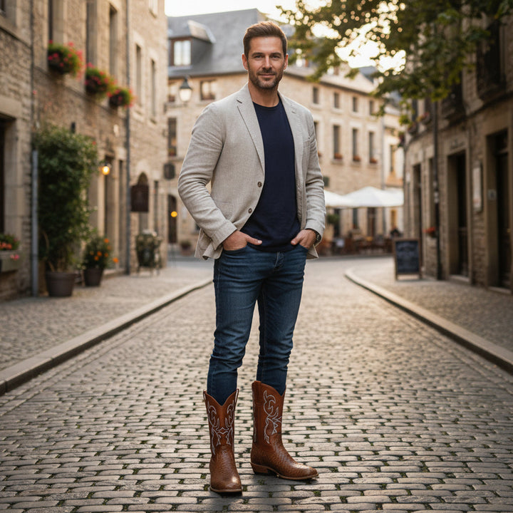 Jürgen | Herren Western Muster Exotik Stiefel