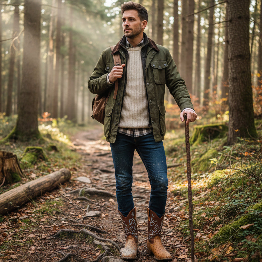 Jürgen | Herren Western Muster Exotik Stiefel