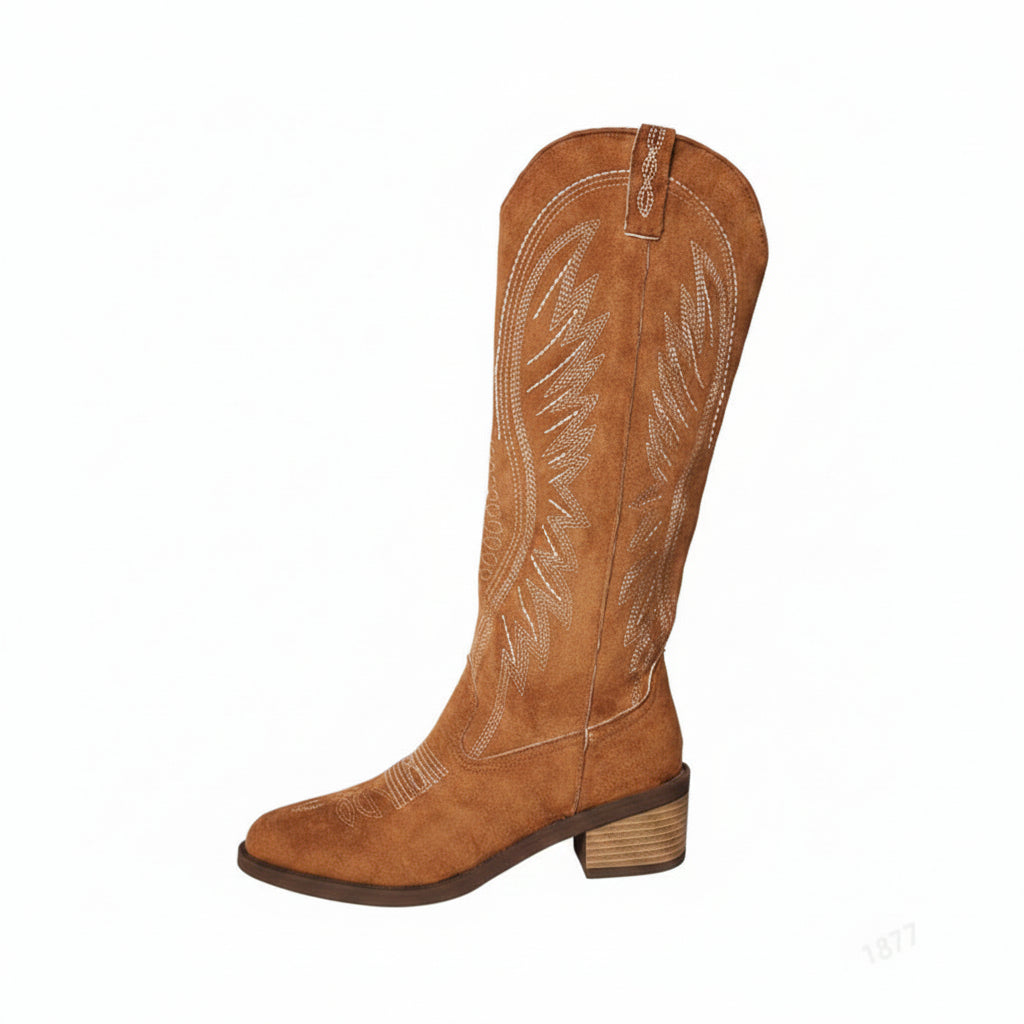 Anneliese | Damen Bestickte Westernstiefel