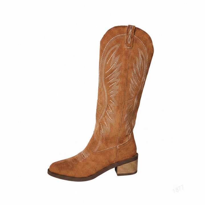 Anneliese | Damen Bestickte Westernstiefel