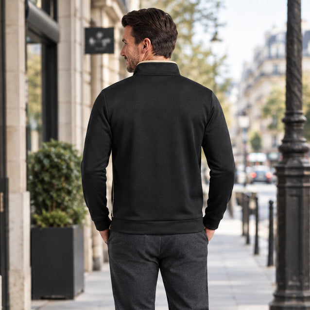 Kurt | Herren Freizeit Stehkragen Sweatjacke