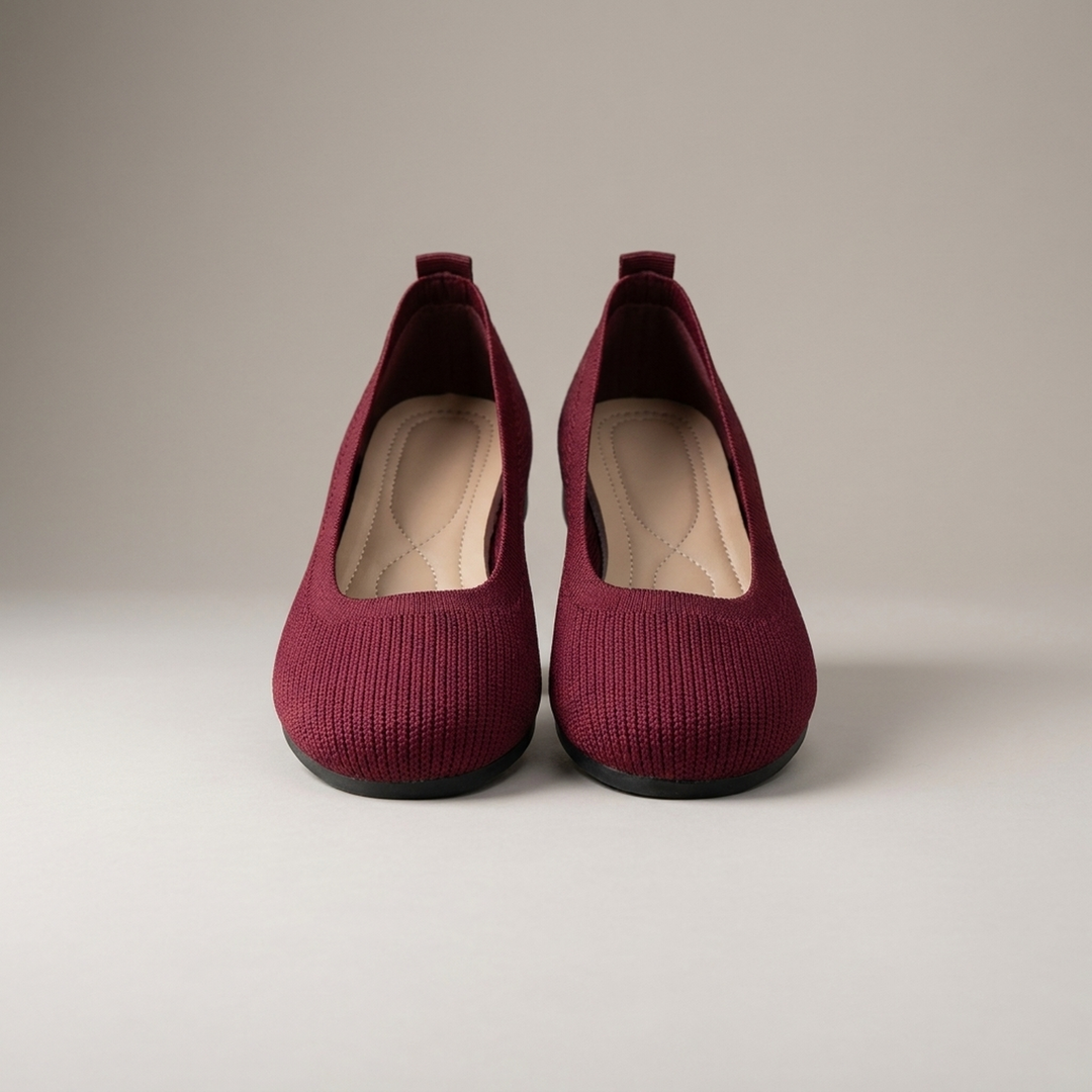 Maja | Damen Klassische Ballerinas mit Rundspitze